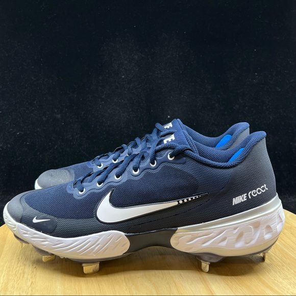 Nike Alpha Huarache Elite 3 Low “College Navy” (CK0746-401) Mens Size 8.5 - Picture 7 of 10